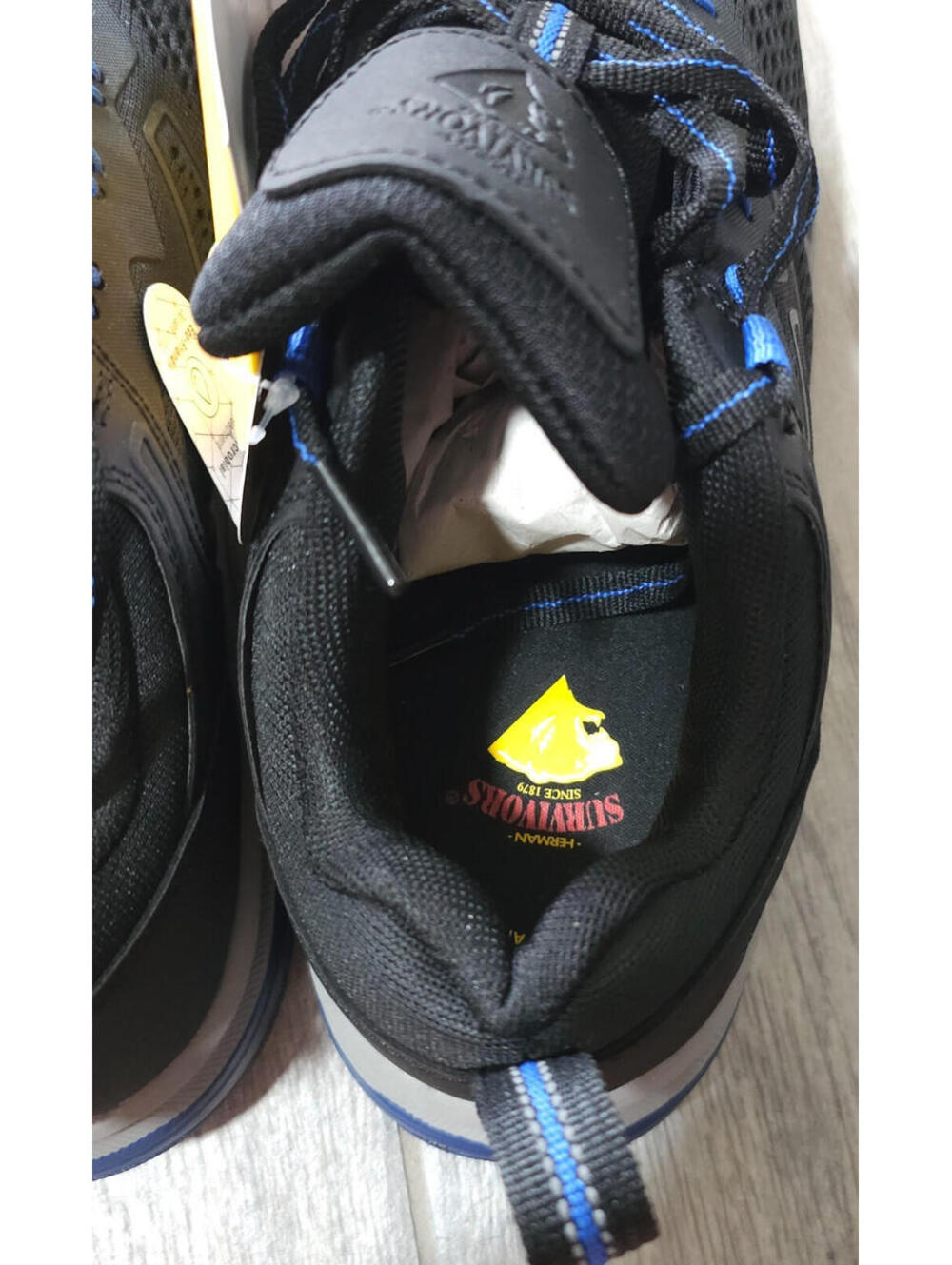 NEW Men's Herman Survivors Cassle Carbon Safety Toe Sz 7.5 Work Shoes Anti Slip - Picture 8 of 15
